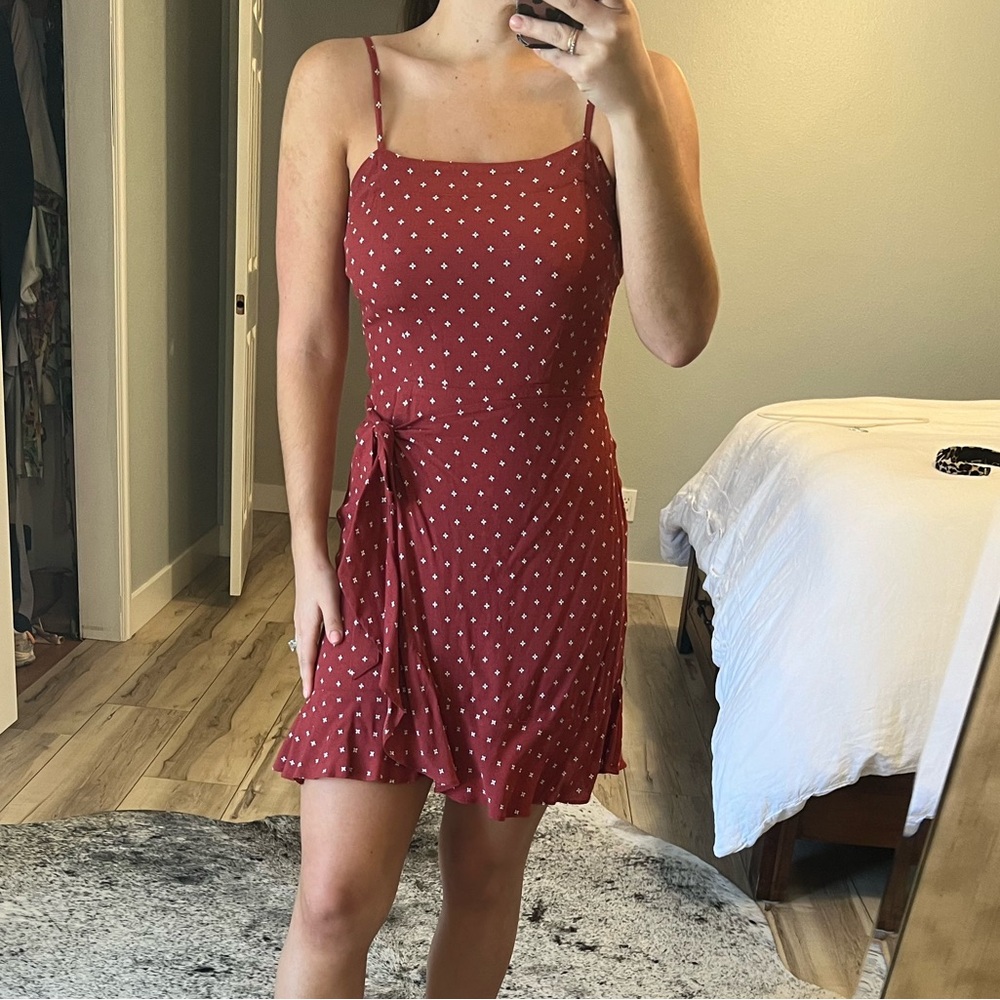 Abercrombie Floral Red Dress
